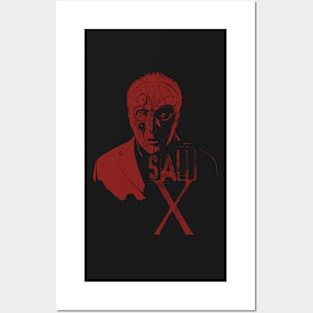 SAW X Tobin Bell as John Kramer movie graphic design poster Posters and Art